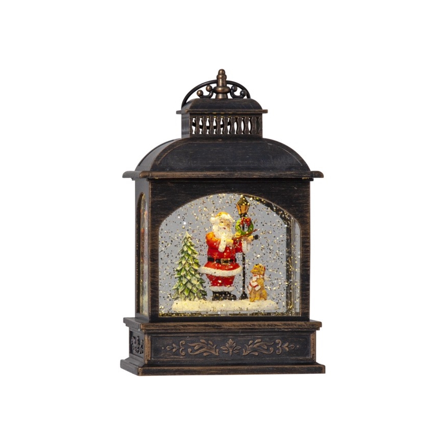 Eglo - LED Ziemassvētku rotājums VINTER 1xLED/0,064W/3xAA brūns