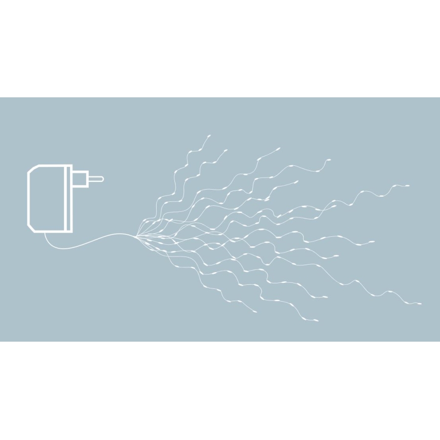 Eglo - LED  virtene 360xLED 2m silti balta