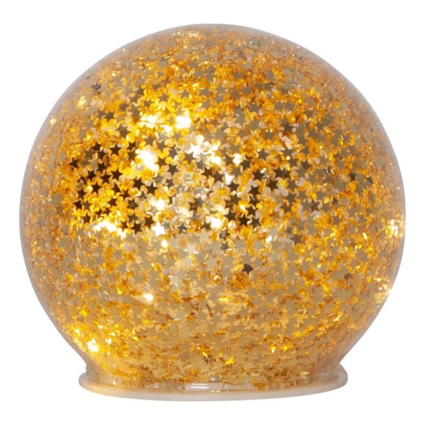 Eglo 411344 - LED Ziemassvētku rotājums STAR FALL 10xLED/2xAA zelta