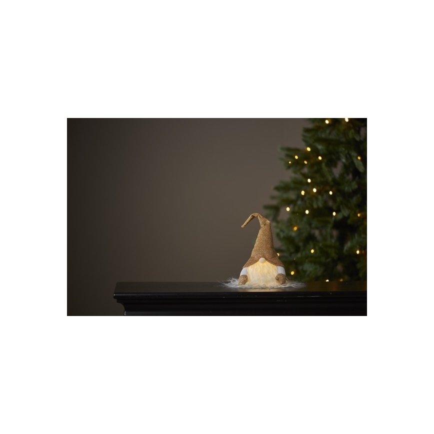 Eglo - zelta LED Ziemassvētku rotājums LED/0,06W/3xAG13