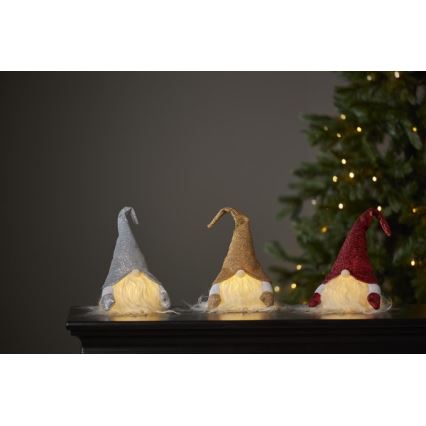 Eglo - zelta LED Ziemassvētku rotājums LED/0,06W/3xAG13