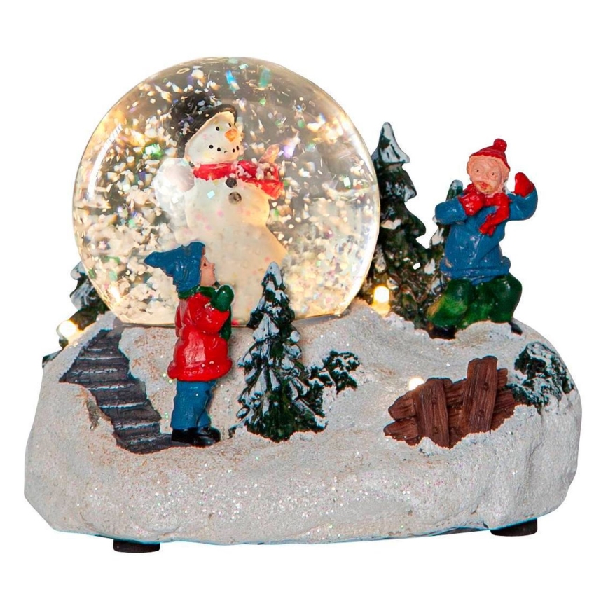 Eglo 411482 - LED Ziemassvētku rotājums WINTERVILLE LED/2xAAA sniega bumba