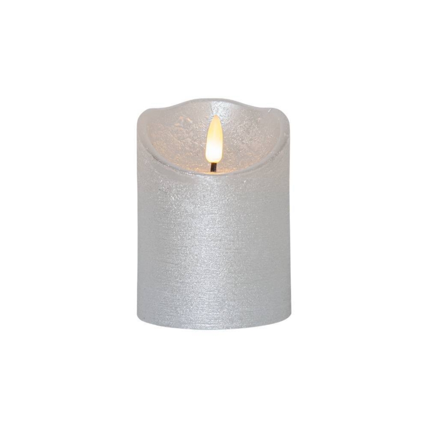 Eglo 411502 - LED Svece FLAMME RUSTIC LED/2xAA sudraba