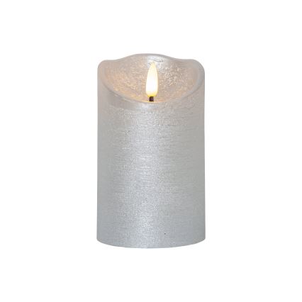 Eglo 411503 - LED svece FLAMME RUSTIC LED/2xAA sudraba
