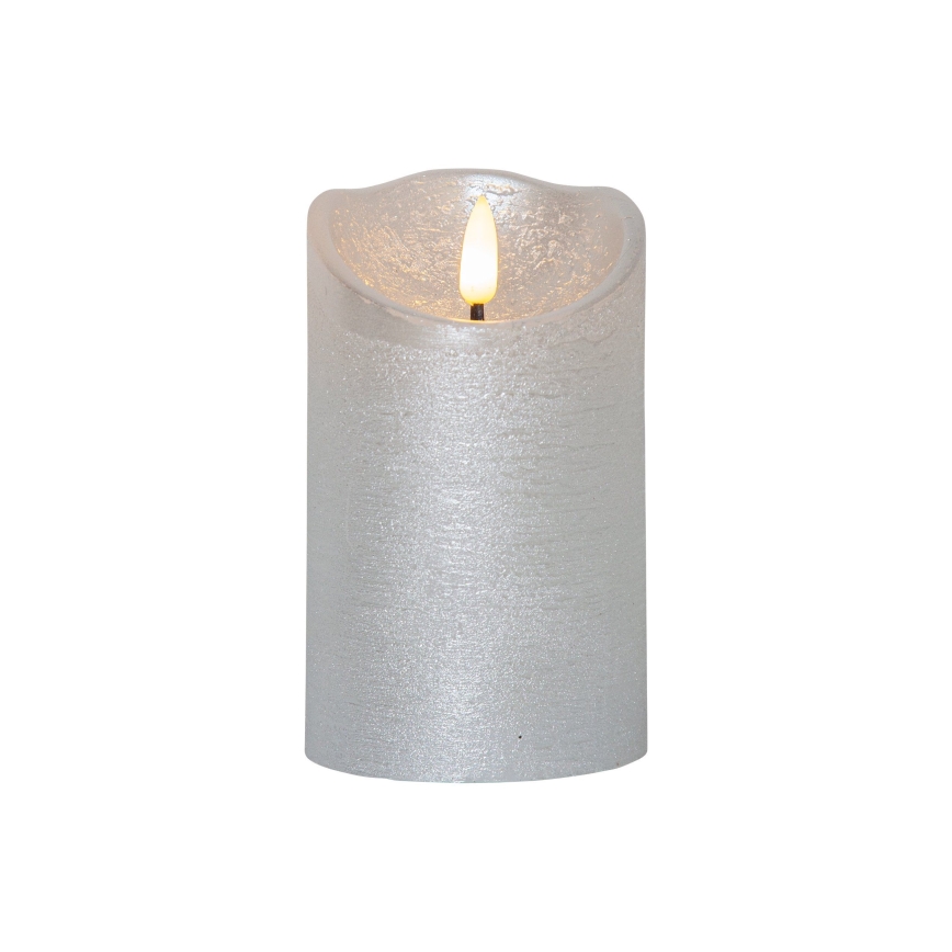 Eglo 411503 - LED svece FLAMME RUSTIC LED/2xAA sudraba