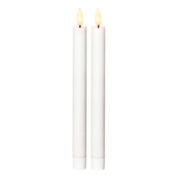 Eglo 411505 - Komplekts 2x LED sveces FLAMME LED/1xAAA, baltas