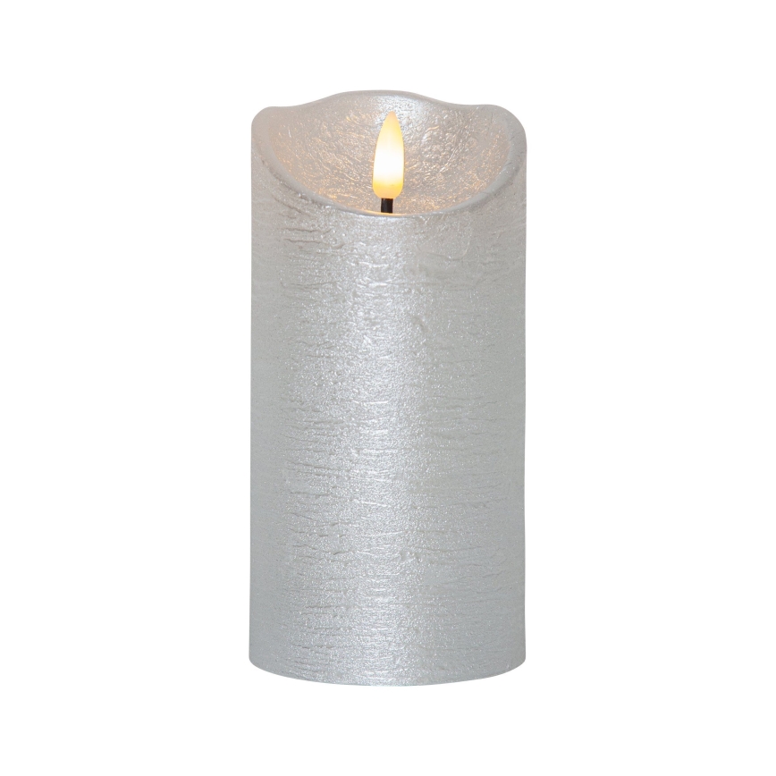 Eglo 411514 - LED Ziemassvētku rotājums FLAME LED/0,03W/2xAA sudraba
