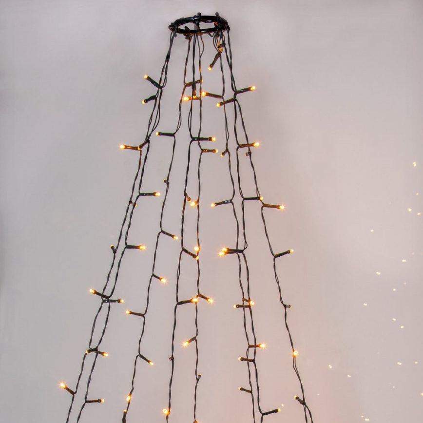 Eglo - LED Ziemassvētku āra virtene 360xLED 2m IP44 silti balta