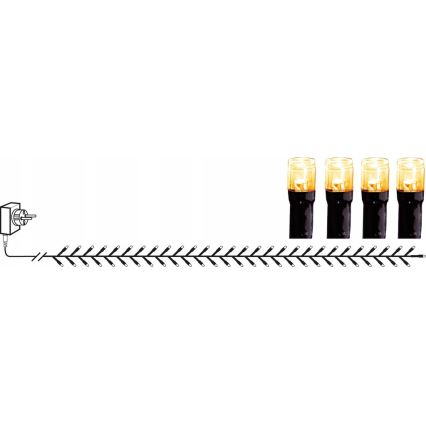 Eglo - LED āra Ziemassvētku virtene 1200xLED 29m IP44 silta balta