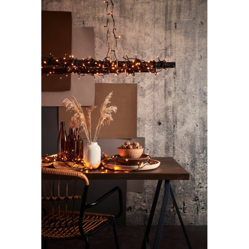 Eglo 411519 - LED Ziemassvētku āra virtene 180xLED/17,6m IP44 silti balta