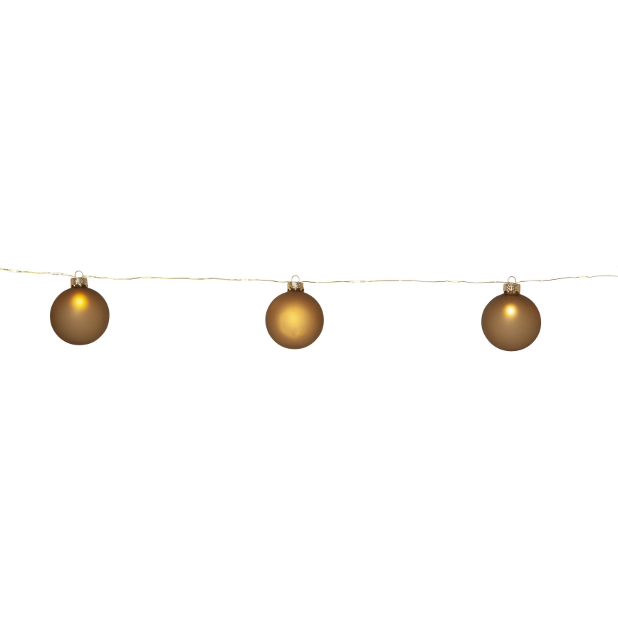 Eglo 411557 - Dekoratīva virtene BLISS 22xLED/3xAA 1,6m silti balta