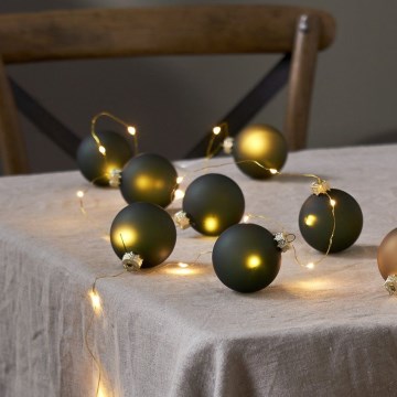 Eglo 411558 - LED virtene BLISS 22xLED/3xAA 2,6m silta balta