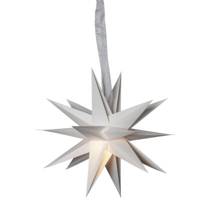 Eglo 411565 - Ziemassvētku rotājums DECEMBER zvaigzne 1xE14/25W/230V 35 cm pelēka