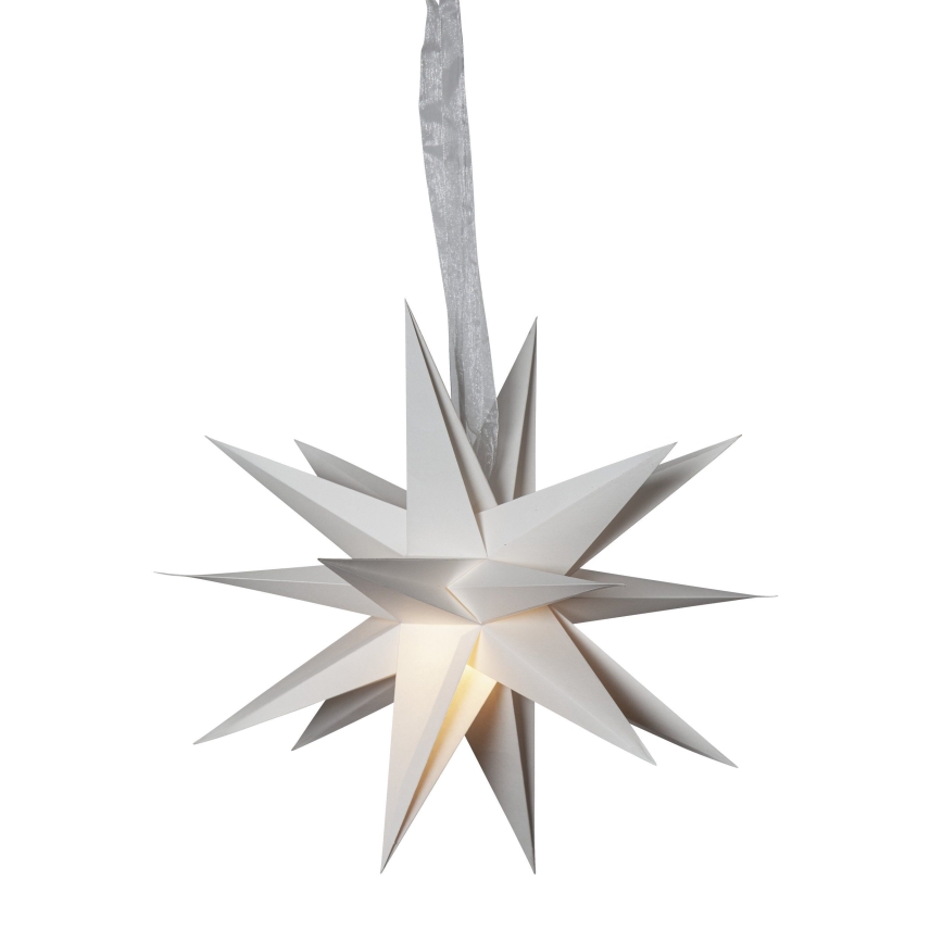 Eglo 411565 - Ziemassvētku rotājums DECEMBER zvaigzne 1xE14/25W/230V 35 cm pelēka