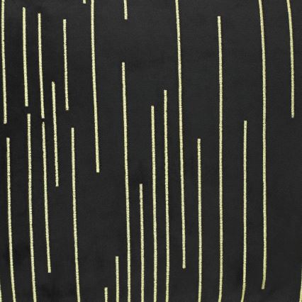 Eglo - Dekoratīvs spilvens 30x50 cm melna/zelta