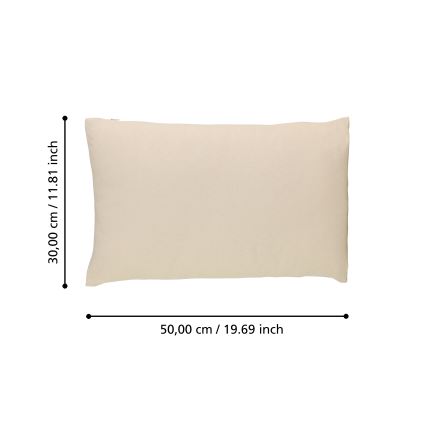 Eglo 420021 - Dekoratīvais spilvens ILES 30x50 cm bēšā krāsā