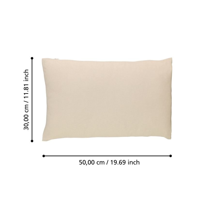 Eglo 420021 - Dekoratīvais spilvens ILES 30x50 cm bēšā krāsā
