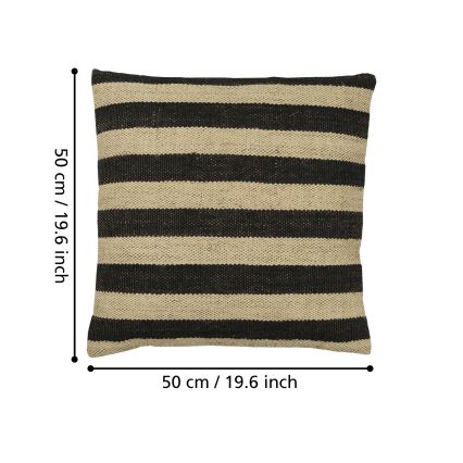 Eglo 420045 - Dekoratīvais spilvens CHEVERY 50x50 cm brūns