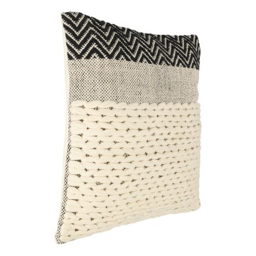 Eglo 420049 - Dekoratīvs spilvens CHEVERY 50x50 cm krēmkrāsains/melns