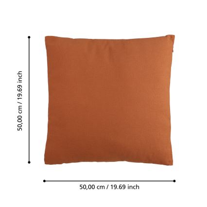 Eglo 420085 - Dekoratīvais spilvens ILES 50x50 cm oranžs