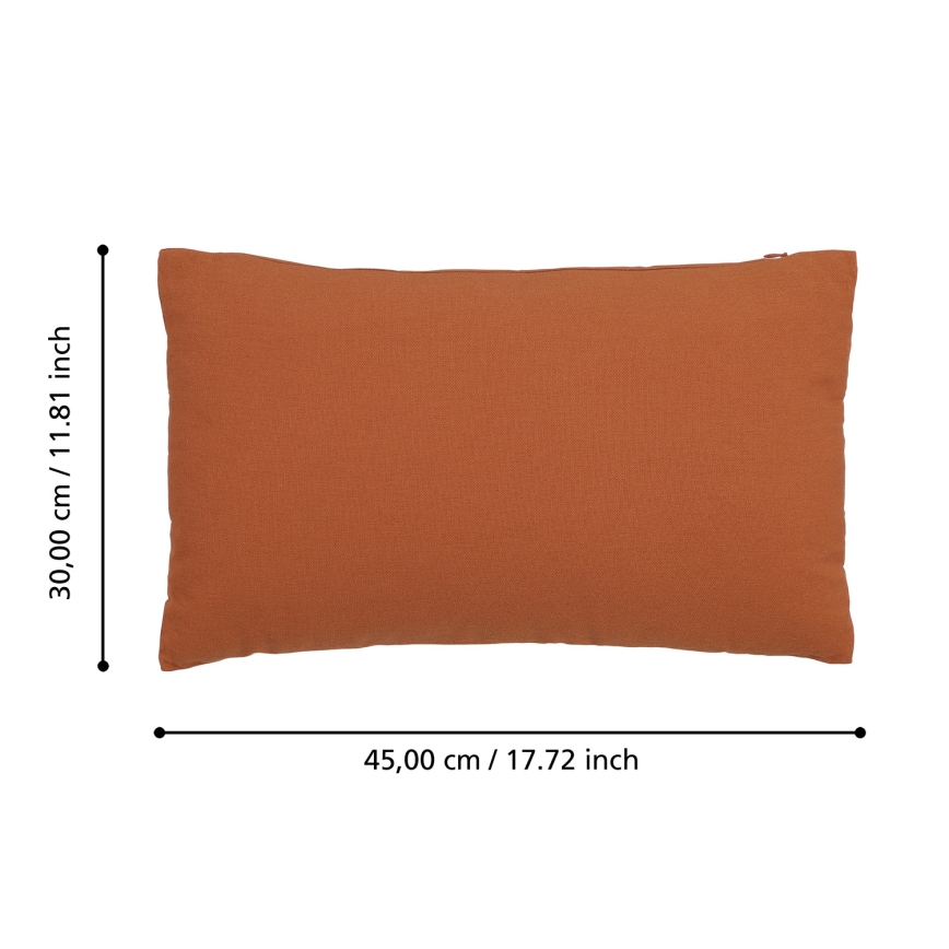 Eglo 420086 - Dekoratīvais spilvens ILES 30x45 cm oranžs
