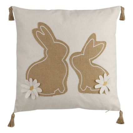 Eglo 420097 - Dekoratīvais spilvens CHEVERY 45x45 cm bēšs/brūns