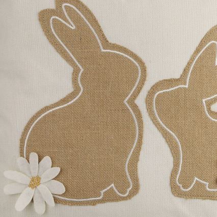 Eglo 420097 - Dekoratīvais spilvens CHEVERY 45x45 cm bēšs/brūns