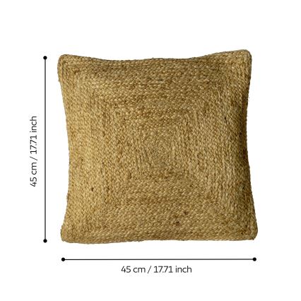 Eglo 420106 - Dekoratīvais spilvens COTABATO 45x45 cm brūns