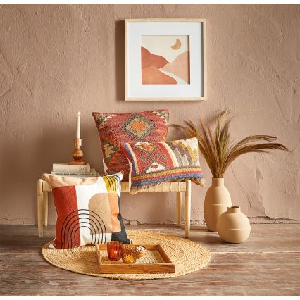 Eglo 420116 - Dekoratīvais spilvens CHEVERY 50x50 cm brūns