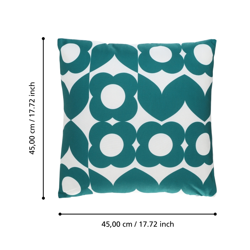 Eglo 420246 - Dekoratīvs spilvens TSUNAN 45x45 cm zaļš