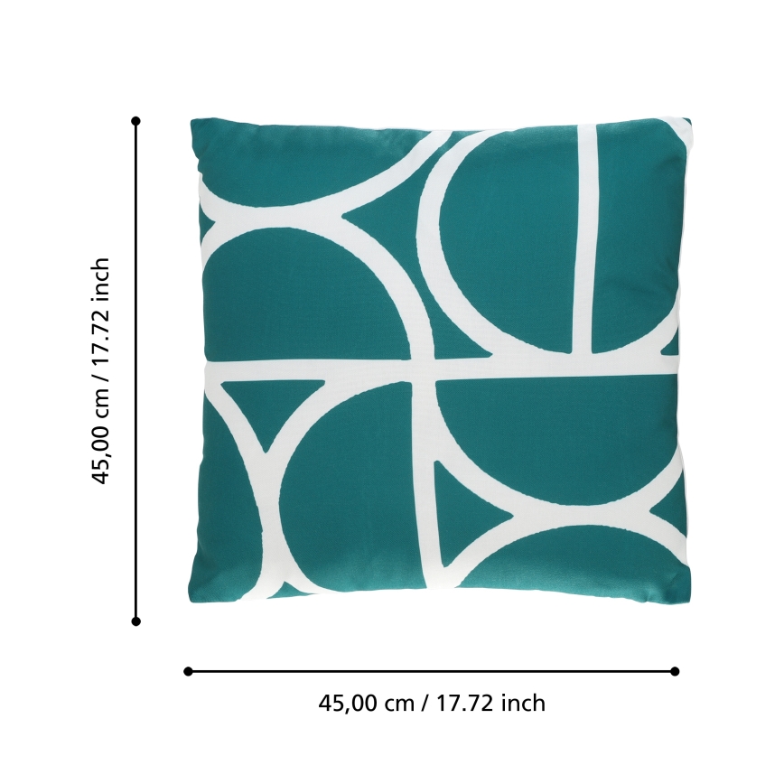 Eglo 420249 - Dekoratīvais spilvens TSUNAN 45x45 cm zaļš