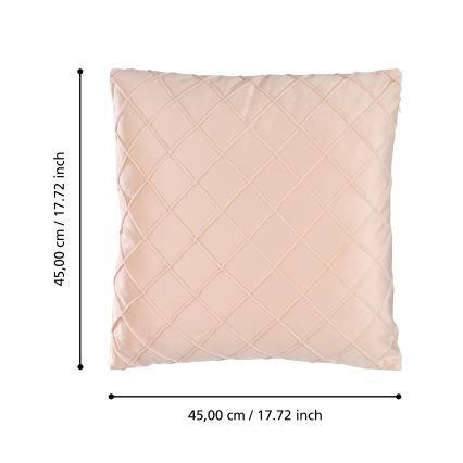Eglo 420253 - Dekoratīvais spilvens SHOURA 45x45 cm rozā