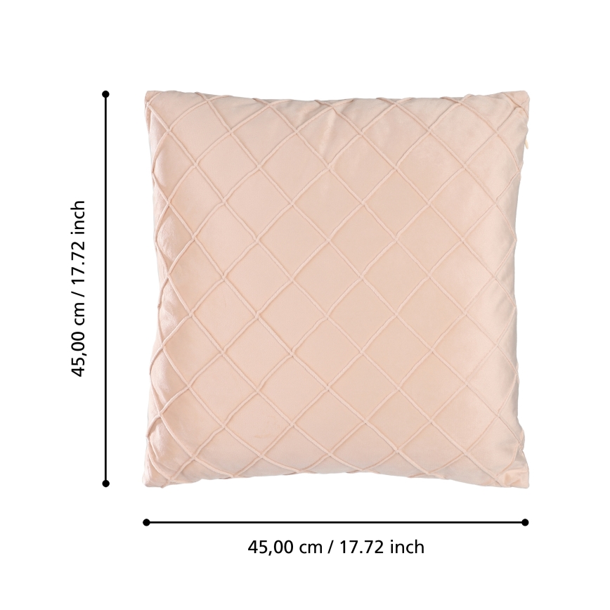 Eglo 420253 - Dekoratīvais spilvens SHOURA 45x45 cm rozā