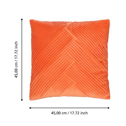 Eglo 420264 - dekoratīvs spilvens SHOURA 45x45 cm, oranžs