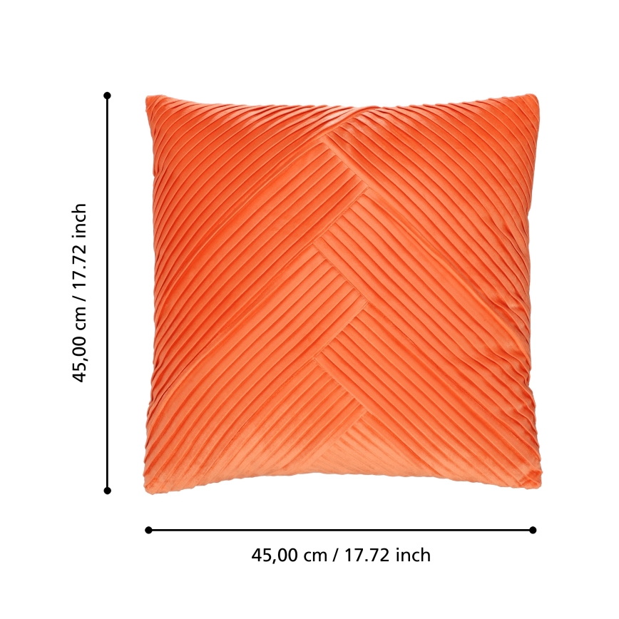 Eglo 420264 - dekoratīvs spilvens SHOURA 45x45 cm, oranžs