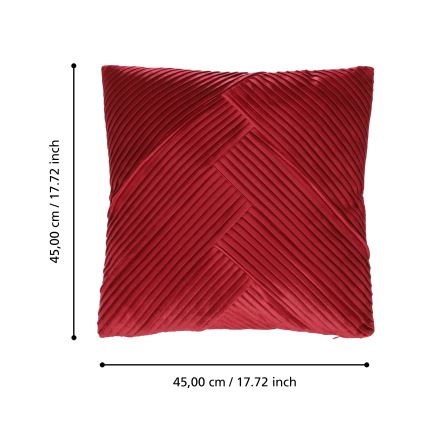 Eglo 420265 - Dekoratīvais spilvens SHOURA 45x45 cm sarkans