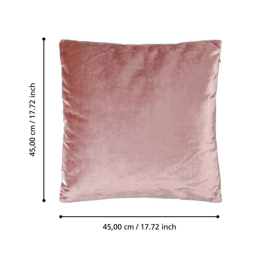Eglo 420269 - Dekoratīvais spilvens SINGU 45x45 cm rozā