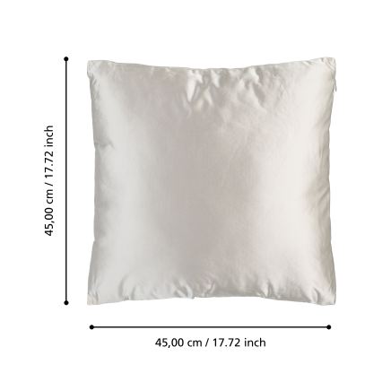 Eglo 420273 - Dekoratīvais spilvens KYONAN 45x45 cm pelēks