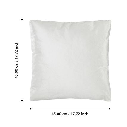 Eglo 420286 - Dekoratīvais spilvens SINGU 45x45 cm balts