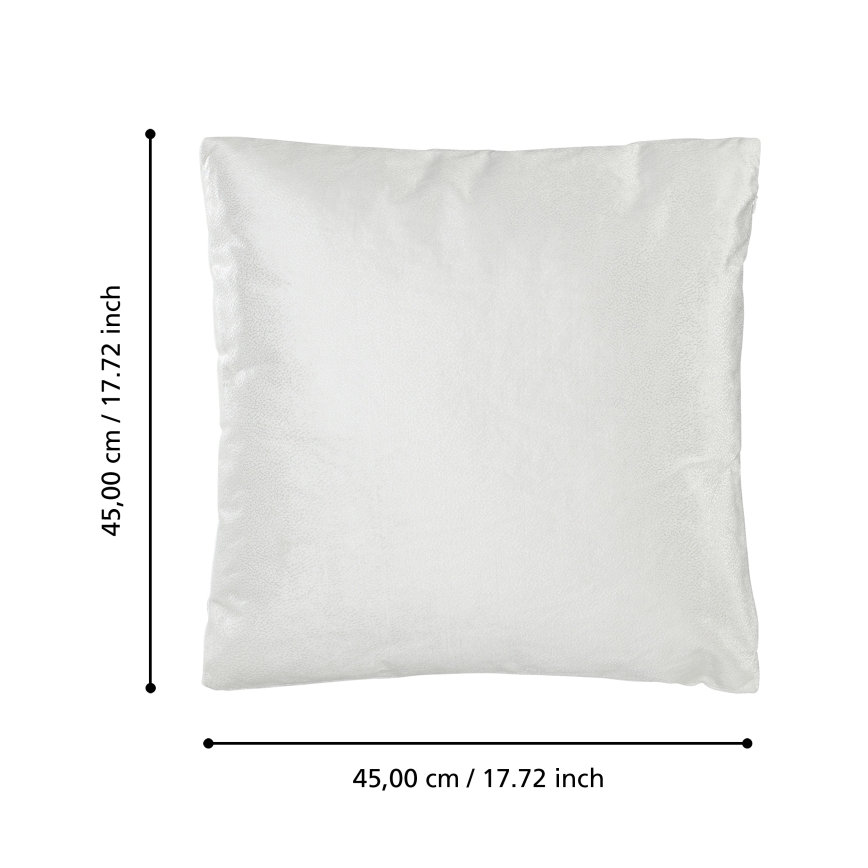 Eglo 420286 - Dekoratīvais spilvens SINGU 45x45 cm balts
