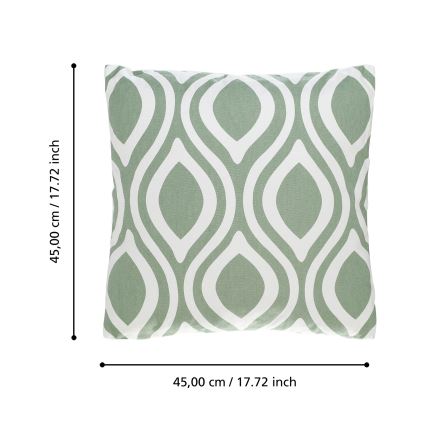 Eglo 420294 - Dekoratīvs spilvens CHEVERY 45x45 cm, zaļš