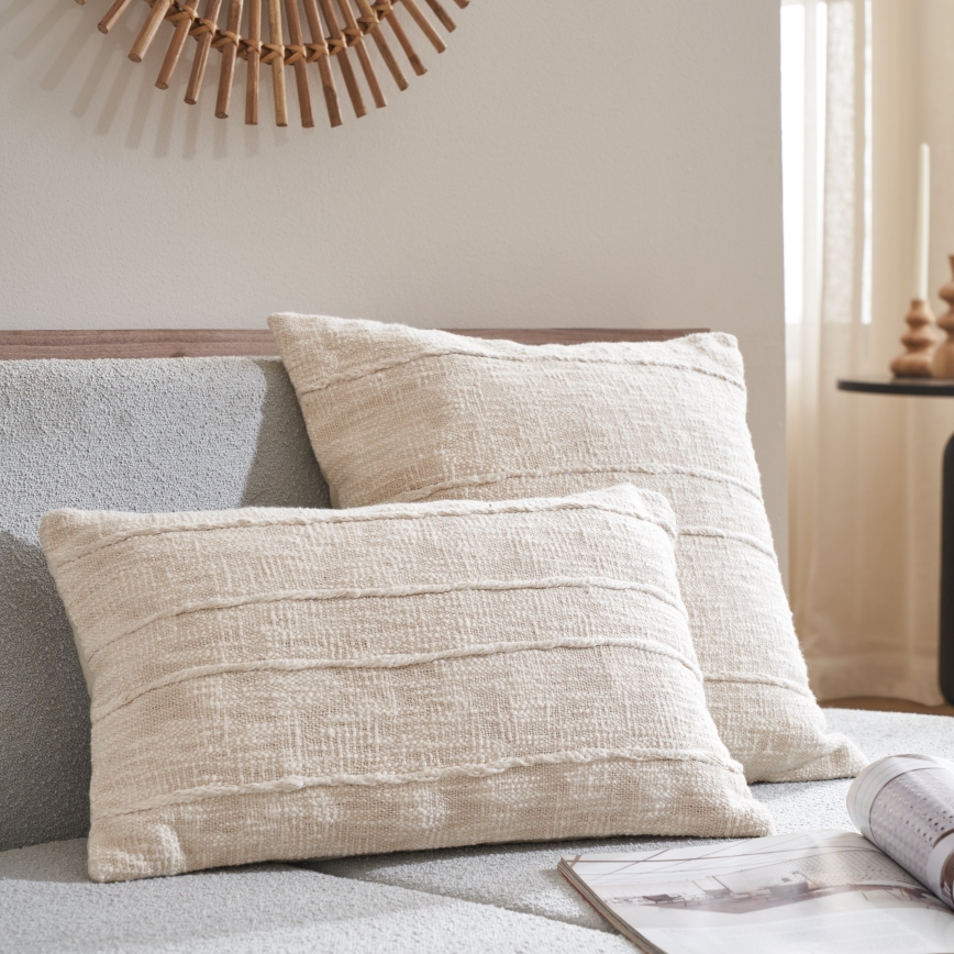 Eglo 420335 - Dekoratīvais spilvens SHILABO 45x45 cm bēšs