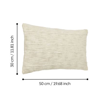 Eglo 420336 - Dekoratīvs spilvens SHILABO 50x30 cm bēžs