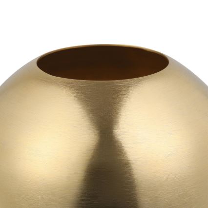 Eglo - Metāla vāze 16,5x18 cm zelta