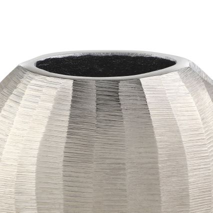 Eglo - Metāla vāze 13x15 cm sudraba