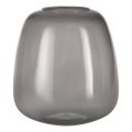 Eglo 421081 - Stikla vāze DELNITE 24,5x23 cm melna/dūmota
