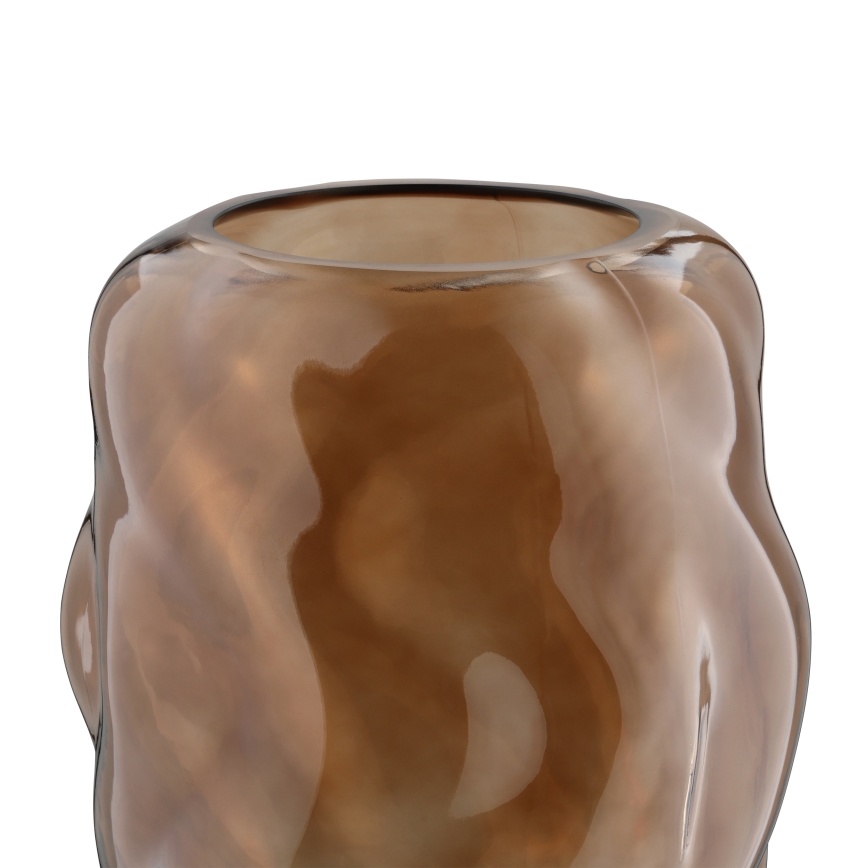 Eglo 421238 - Stikla vāze MAROSAVA 23x20 cm brūna/dūmakaina