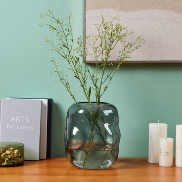 Eglo 421239 - Stikla vāze MAROSAVA 23x20 cm melna/dūmaina