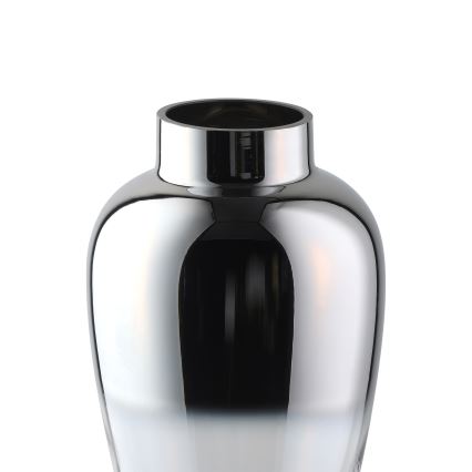 Eglo 421359 - Stikla vāze KENYASI 27x15,5 cm, spīdīgs hroms