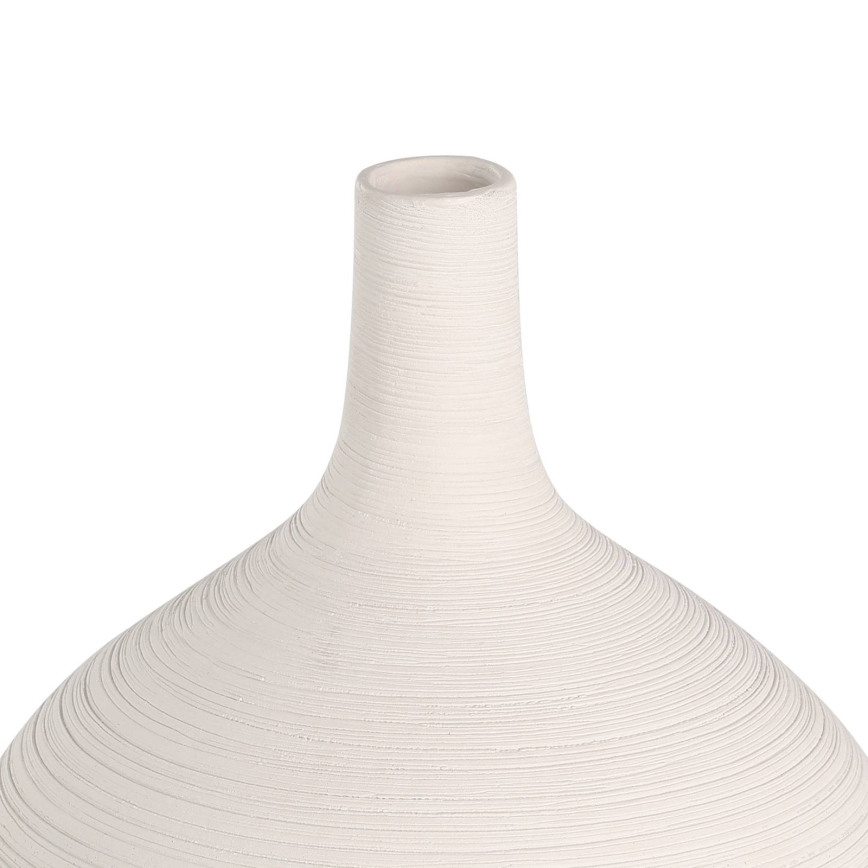 Eglo - Keramikas vāze 22x16 cm balta/zelta